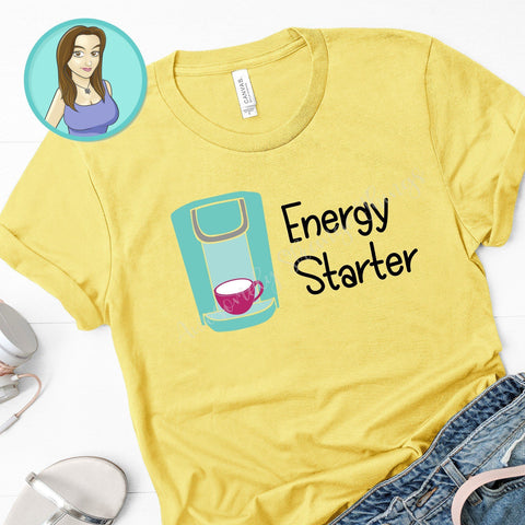 Energy Starter Coffee svg SVG Awesomely Strange Designs 