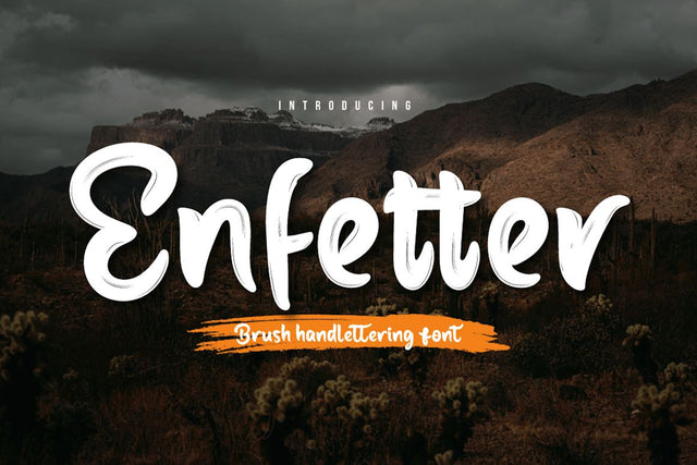 Enfetter Font twinletter 