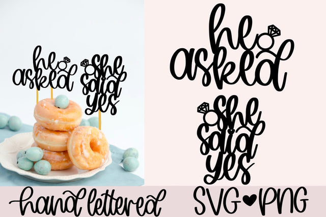 Engagement party cake topper SVG SVG AnitaAlyiaLettering 