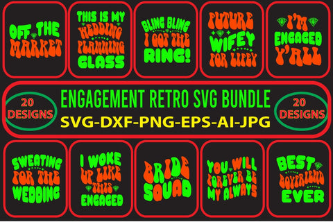Engagement-RETRO-SVG-BUNDLE SVG Syaman 