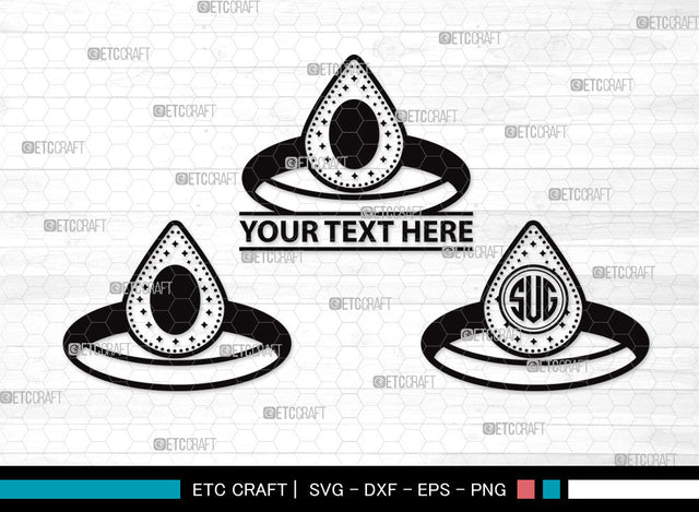 Engagement Ring Monogram SVG | Diamond Ring Svg | Wedding Ring Svg | Ring Svg | Diamond Wedding Ring Svg | Gold Ring Svg | Engagement Ring Monogram SVG ETC Craft 