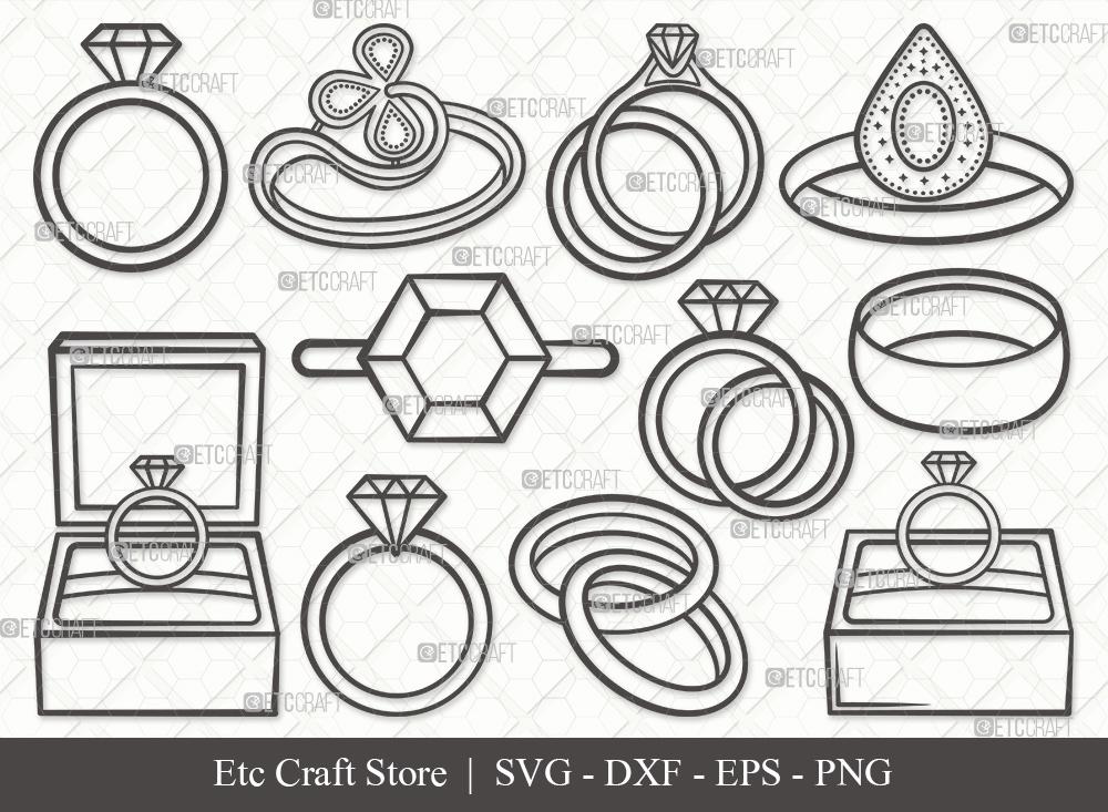 Wedding Ring Outline Cliparts, Stock Vector and Royalty Free Wedding Ring  Outline Illustrations