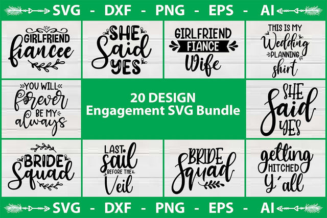 Engagement SVG Bundle SVG shah alam 