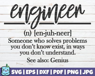 Engineer Definition SVG MintyMarshmallows 