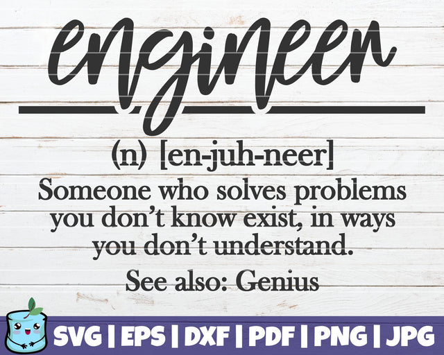 Engineer Definition SVG MintyMarshmallows 