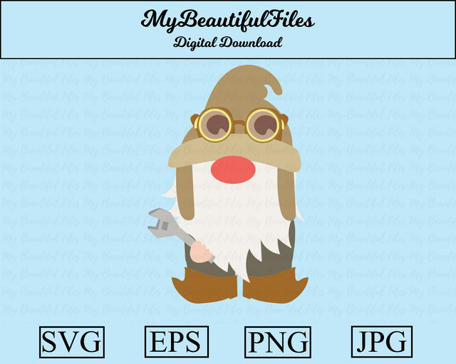 engineer gnome SVG MyBeautifulFiles 