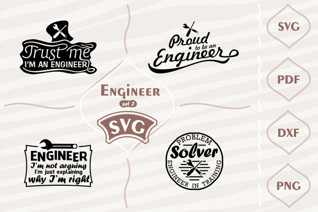 Engineer - SVG bundle 3 SVG Digital Mojito 