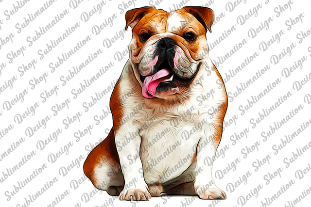 English Bulldog Png, English Bulldog Clipart, English Bulldog Sublimation, Dog Portrait Png, Dog Png, Sublimation Designs, Digital Download Sublimation SublimationDesignShop 