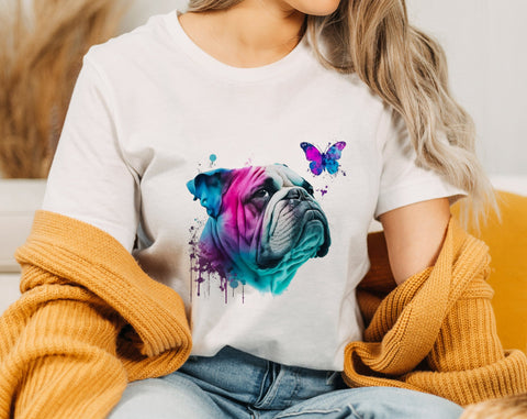 English Bulldog Sublimation Designs Bundle, 6 Designs, English Bulldog PNG Files, English Bulldog In Sunglasses PNG, English Bulldog Clipart Sublimation HappyDesignStudio 