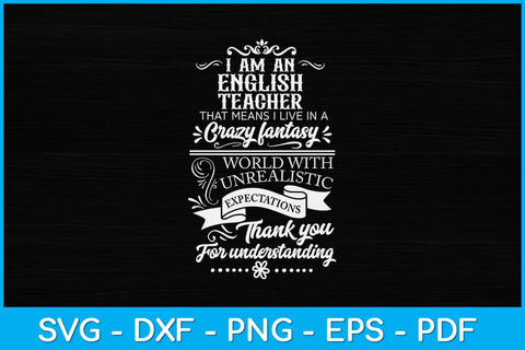 English Teacher Teaching School Kid Education Svg Design SVG artprintfile 