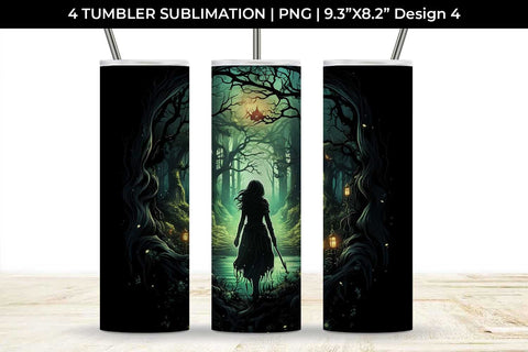 Enigmatic Woods Tumbler: Mystic Adventure, Forest Magic, Fairytale Dream Sublimation Sintegra 