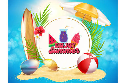 enjoy summer SVG designartist 