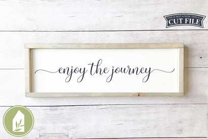 Enjoy the Journey SVG | Boho SVG | Rustic Sign SVG LilleJuniper 