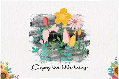Enjoy the Little Thing Vintage Sublimation Sublimation Jagonath Roy 