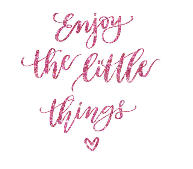 Enjoy The Little Things Hand Lettered SVG | So Fontsy SVG So Fontsy Design Shop 