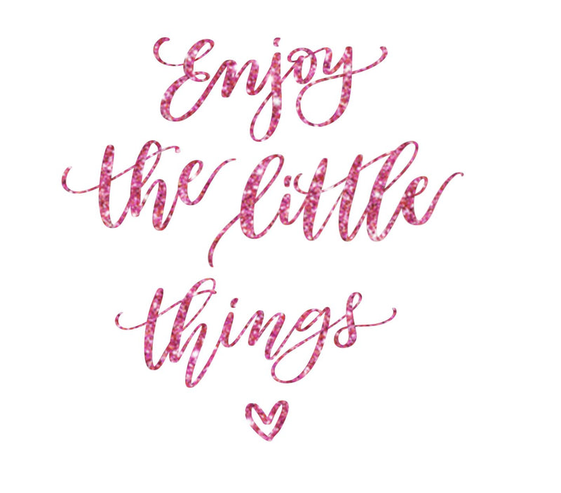 Enjoy The Little Things Hand Lettered SVG | So Fontsy SVG So Fontsy Design Shop 
