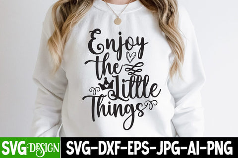 Enjoy the little Things SVG Cut File SVG BlackCatsMedia 