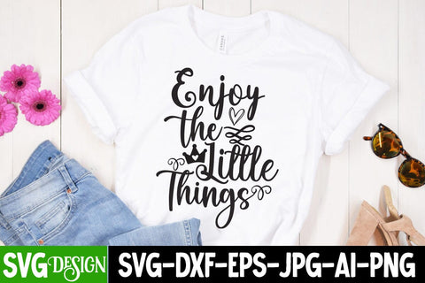 Enjoy the little Things SVG Cut File SVG BlackCatsMedia 