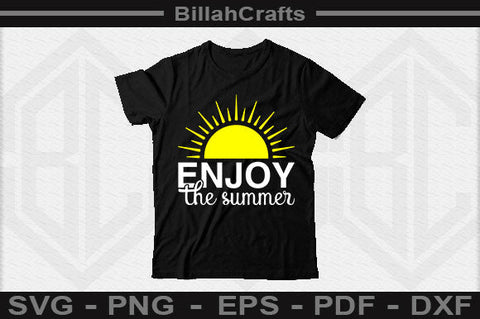 Enjoy The Summer SVG File SVG BillahCrafts 