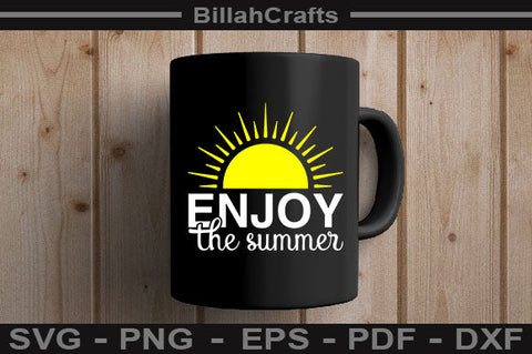 Enjoy The Summer SVG File SVG BillahCrafts 