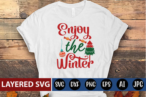 enjoy the winter SVG cute file SVG Blessedprint 