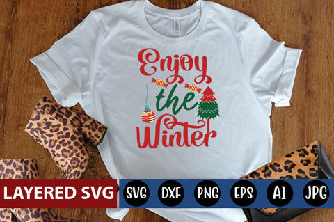 enjoy the winter SVG cute file SVG Blessedprint 