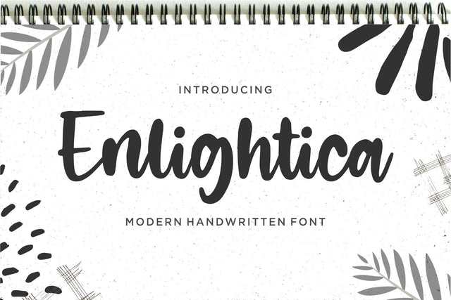 Enlightica Font Qwrtype Foundry 