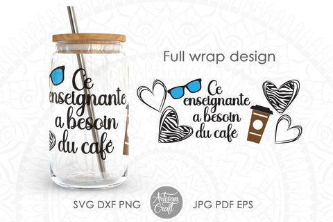 Enseignante SVG, Teacher quotes in French SVG Artisan Craft SVG 