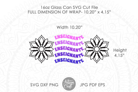 Enseignante SVG, Teacher quotes in French SVG Artisan Craft SVG 