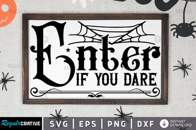 Enter if you dare SVG SVG Regulrcrative 