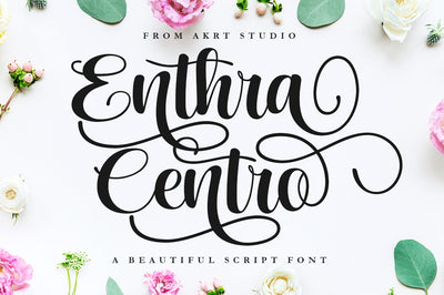Enthra Centro Font Akrt Std 