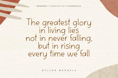 Enthusiastic - Handwritten Font Font Alpaprana Studio 