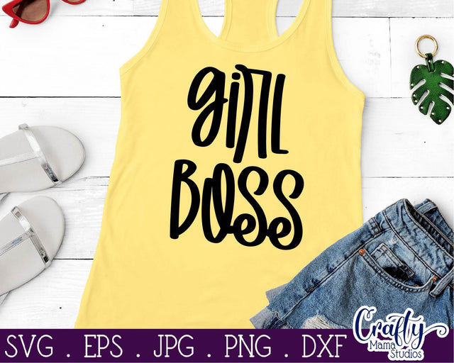 Entrepreneur Shirt SVG - Girl Boss SVG - Boss Babe SVG SVG Crafty Mama Studios 