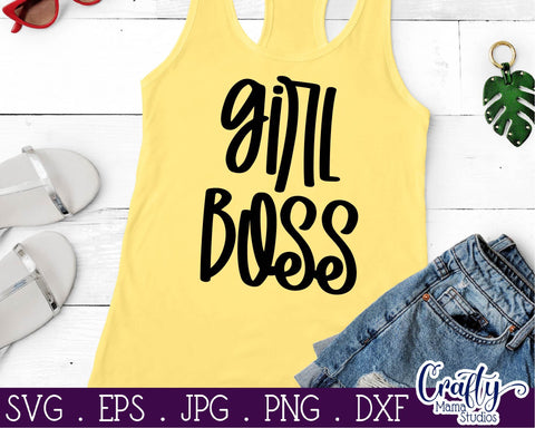 Entrepreneur Shirt SVG - Girl Boss SVG - Boss Babe SVG SVG Crafty Mama Studios 