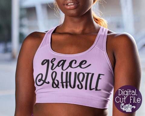 Entrepreneur Shirt SVG - Girl Boss SVG - Grace And Hustle SVG SVG Crafty Mama Studios 