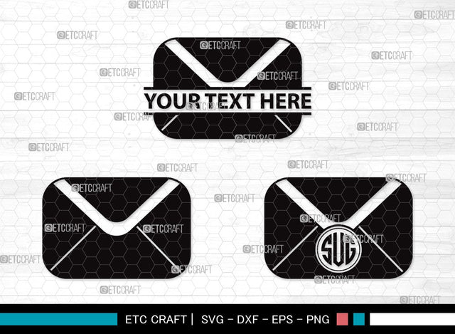 Envelope Monogram SVG | Mail Svg | Heart Envelope Svg | Mailing Svg | Letters Svg | Envelope Clipart SVG ETC Craft 
