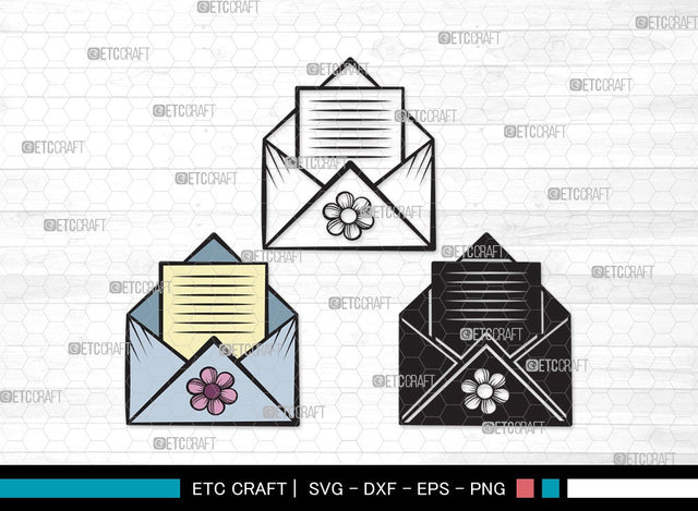 Envelope SVG | Mail Svg | Heart Envelope Svg | Mailing Svg | Letters Svg | Envelope Clipart SVG ETC Craft 