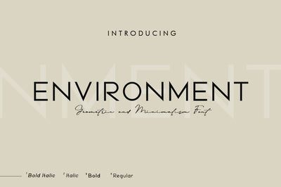 Environment Font Wildan Type 