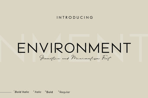 Environment Font Wildan Type 