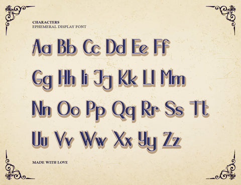 Ephemeral Modern Serif Font inferno.studio3 