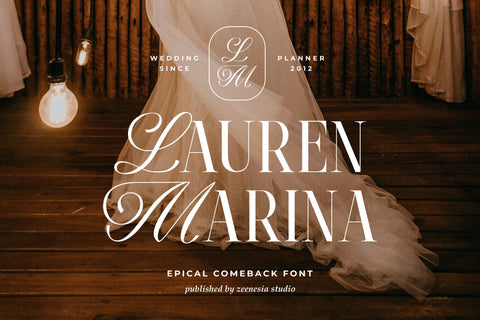 Epical Comeback Font Zeenesia Std 