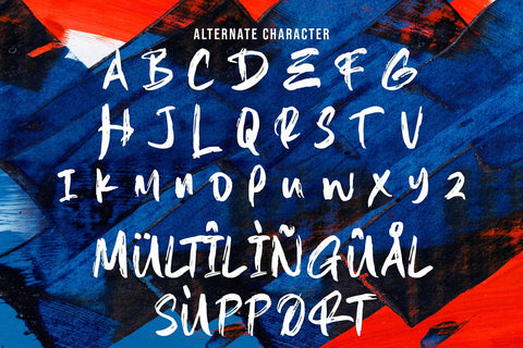 EPICAL GLORY - Textured Brush Font Font StringLabs 