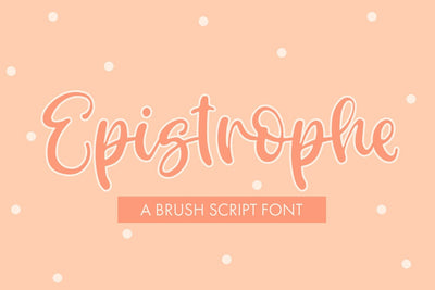 Epistrophe - A Brush Script Font Freeling Design House 