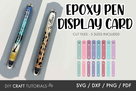 Epoxy Pen SVG BUNDLE SVG DIY Craft Tutorials 