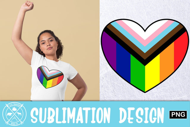 Equality Heart Sublimation Design Sublimation Last Frontier Design Co. 