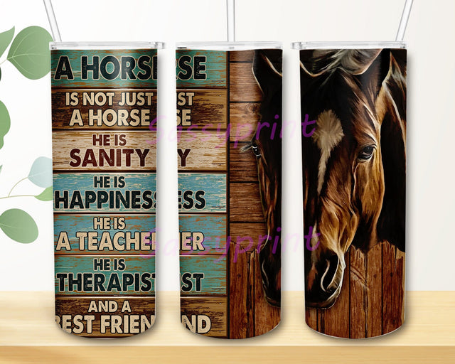 Equestrian For Men A Horse Is Not Just A Horse Stainless Steel 20oz Tunbler, Horse Lovers Farmers Tumbler, Horse Lover Tumbler Wrap, Tumbler Wrap Digital Download Sublimation sassyprint 