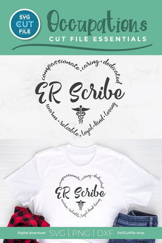 ER scribe svg, emergency department scribe, emergency room scribe svg SVG SVG Cut File 