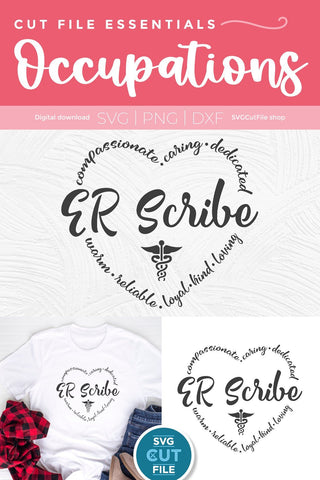 ER scribe svg, emergency department scribe, emergency room scribe svg SVG SVG Cut File 