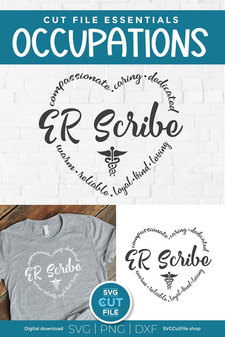 ER scribe svg, emergency department scribe, emergency room scribe svg SVG SVG Cut File 