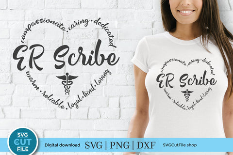 ER scribe svg, emergency department scribe, emergency room scribe svg SVG SVG Cut File 